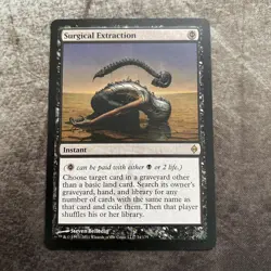 Surgical Extraction - New Phyrexia - MTG Magic the Gathering - NM - Image 1
