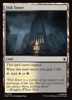 1x Fisk Tower NM Eng MTG - Marvel Super Heroes - Image 1