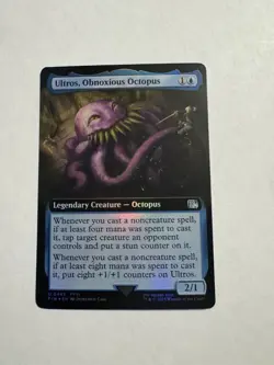 Magic the Gathering FINAL FANTASY Ultros, Obnoxious Octopus Extended Art Foil - Image 1
