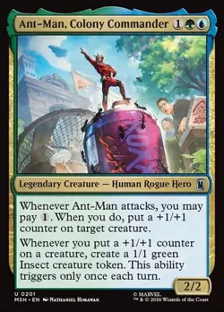 1x Ant-Man, Colony Commander NM Eng MTG - Marvel Super Heroes - Image 1