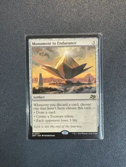 MTG Monument to Endurance - Aetherdrift - DFT - Near Mint+ Condition - Image 1