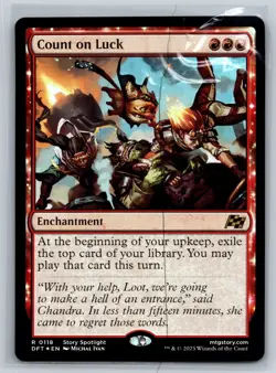 Count on Luck Holo R Aetherdrift 118 NM - Image 1