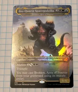 MTG Bio-Quartz Spacegodzilla - Brokkos, Apex of Forever - Ikoria 378 M IKO - Image 1