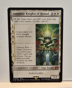 Summon: Knights of Round MTG Final Fantasy Non-Foil M0036 NM - Image 1