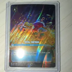 Royal Tantrum Disney Lorcana TCG Enchanted Foil Action 219/204 EN - Image 1