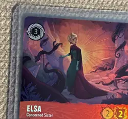 Disney Lorcana TCG Elsa - Concerned Sister Foil Epic 215/204 English NM - Image 2