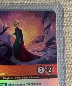 Disney Lorcana TCG Elsa - Concerned Sister Foil Epic 215/204 English NM - Image 3