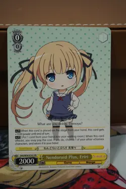 Nendoroid Plus Eriri Spencer Sawamura Saekano PR Promo Card Eng. Weiss Schwarz - Image 2
