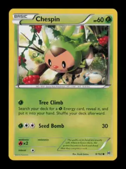 CHESPIN COMMON 9/162 NM POKEMON - Image 1