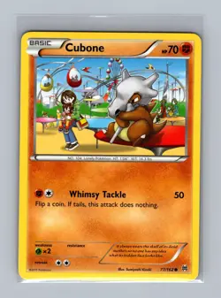 Cubone 77/162 Common BREAKthrough Pokemon Moderately Played - Image 1