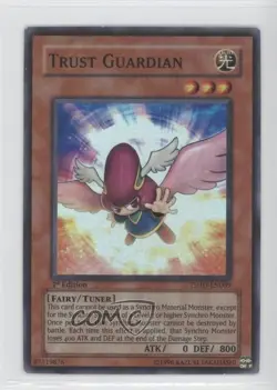 SR - Trust Guardian 1st Ed. YuGiOh The Shining Darkness #TSHD-EN009 2010 READ - Image 1