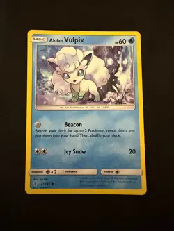 Alolan Vulpix 21/145 Common Guardians Rising Pokemon Near Mint - Image 1