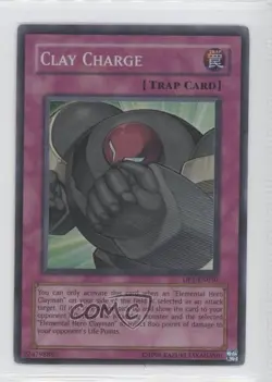 Super Rare - Clay Charge Unlimited YuGiOh Duelist Pack: Jaden Yuki #DP1-EN030 - Image 1
