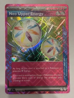 Pokemon TCG Neo Upper Energy 162/162 Temporal Forces ACE SPEC Holo ENG - Image 1
