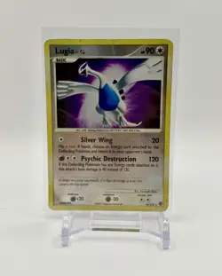 Lugia 14/132 - 2007 Pokemon Secret Wonders Reverse Holo Rare - DMG Damaged - Image 1