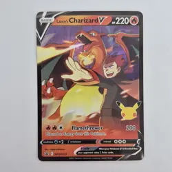 Lance's Charizard V SWSH133 - Regular Sized Black Star Promo - Pokemon Card - NM - Image 1