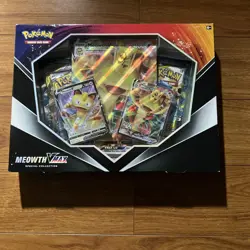 POKEMON TCG - Meowth VMAX - Special Collection Box - BRAND NEW SEALED - Image 1