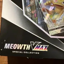 POKEMON TCG - Meowth VMAX - Special Collection Box - BRAND NEW SEALED - Image 5