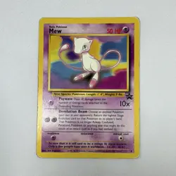 Pokemon Mew 08/53 Wotc Promo Regular Basic 50 HP English Card - Image 1