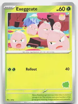 Exeggcute (Bulbasaur Stamped) Normal My First Battle Pokemon NM - Image 1