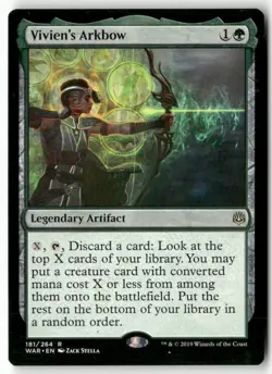 Vivien's Arkbow 181 Rare War of the Spark Magic: The Gathering Near Mint - Image 1