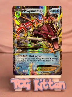 Mega Gyarados EX 27/122 Card 'B' Breakpoint Holo MP/LP TCGKITTEN - Image 1