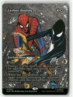 MTG Leyline Binding 0002 Regular (Borderless) Marvel Eternal-Legal NM MAR - Image 1
