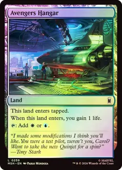 NM Foil Avengers Hangar, MTG, Super Heroes, Magic the Gathering, 259 - Image 1