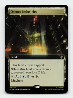 Oscorp Industries Marvel's Spider-Man FOIL Magic The Gathering MTG Card - Image 1