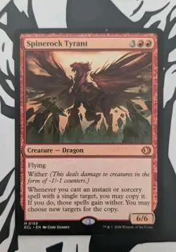 MTG Lorwyn Eclipsed Mythic SPINEROCK TYRANT SP - Image 1