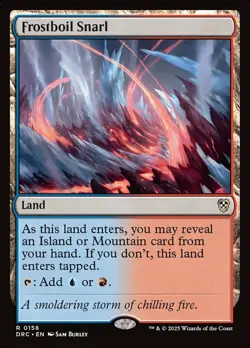 Frostboil Snarl ~ Near Mint Commander: Aetherdrift MTG Magic UltimateMTG Land Ca - Image 1