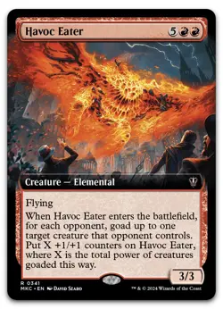 Havoc Eater (Extended Art) #341 (NM) Murders Karlov Manor MKC Magic MTG - Image 1