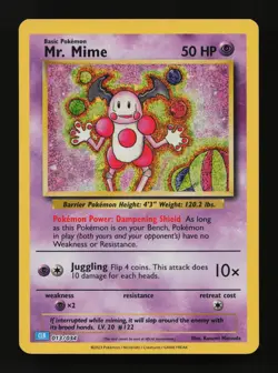 Mr. Mime 013/034 Holo Classic Collection Trading Card Game Classic Pokemon Cards - Image 1