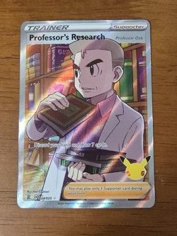 Professor's Research 024/025 Ultra Rare Full Art Celebrations Pokemon TCG - Image 1