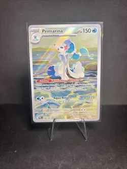Primarina 088/084 Pokemon TCG Pitch Black Illustration Rare Holo NM - Image 1