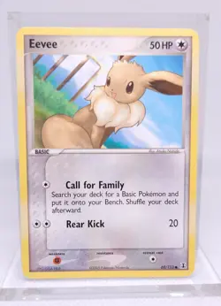 Pokemon Eevee TCG EX Delta Species Card 69/113 Regular Common Non Holo - Image 1