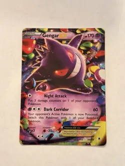 Pokemon TCG Gengar EX Phantom Forces Holo XY Full Art 34/119 - Image 1