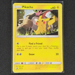 Pikachu - SM234 - Cosmos Holo - Black Star Promo - Pokemon Card - VLP - Image 1