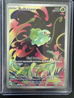 Pokemon Bulbasaur Stamped Mega Evolution Promo #133/132 M/NM Full Art IR - Image 1