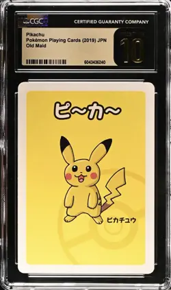 CGC 10 Pristine Pikachu Old Maid 2019 Japanese Pokemon Card Gem Mint 10 - Image 3