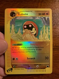 Kabuto 37/144 Skyridge 2003 Reverse Holo e-series Pokemon Card TCG - Rare! - Image 1