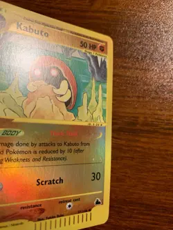Kabuto 37/144 Skyridge 2003 Reverse Holo e-series Pokemon Card TCG - Rare! - Image 2