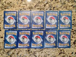 Pokemon 1st Edition Lot Of 18 Cards Dark Flareon Arbok Squirtle Kadabra Weezing - Image 2