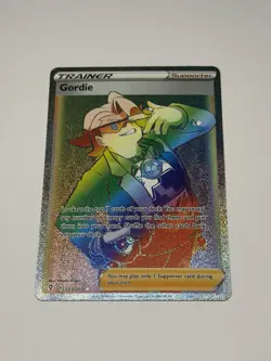 Gordie 223/203 SWSH07: Evolving Skies Rainbow Secret Rare Pokemon Card TCG NM - Image 1