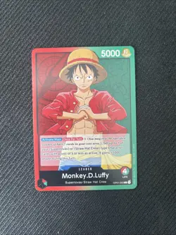 One Piece - Monkey.D.Luffy Romance Dawn OP01 - OP01-003 LEADER TCG English Card - Image 1