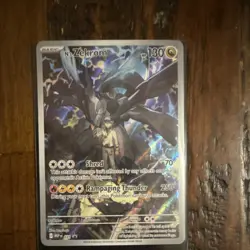 Pokemon N's Zekrom Full Art Holo Basic Dragon MEP Card 037 130 HP - Image 1