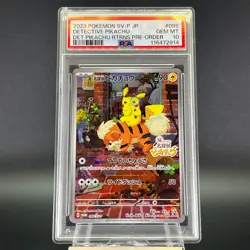 PSA 10 Detective Pikachu 098/SV-P Game Promo 2023 Japanese Pokemon Card - Image 2