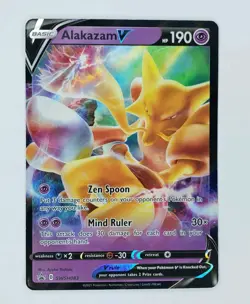 Alakazam V SWSH083 - NM Promo Rare Pokemon Card - Image 1