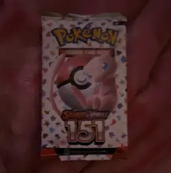 Pokemon TCG Scarlet & Violet 151 Mew Artwork Booster Pack 10 Cards English - Image 1