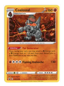 Coalossal SWSH054 Promo Holo SWSH: Sword & Shield Promo Cards Pokemon TCG - Image 1